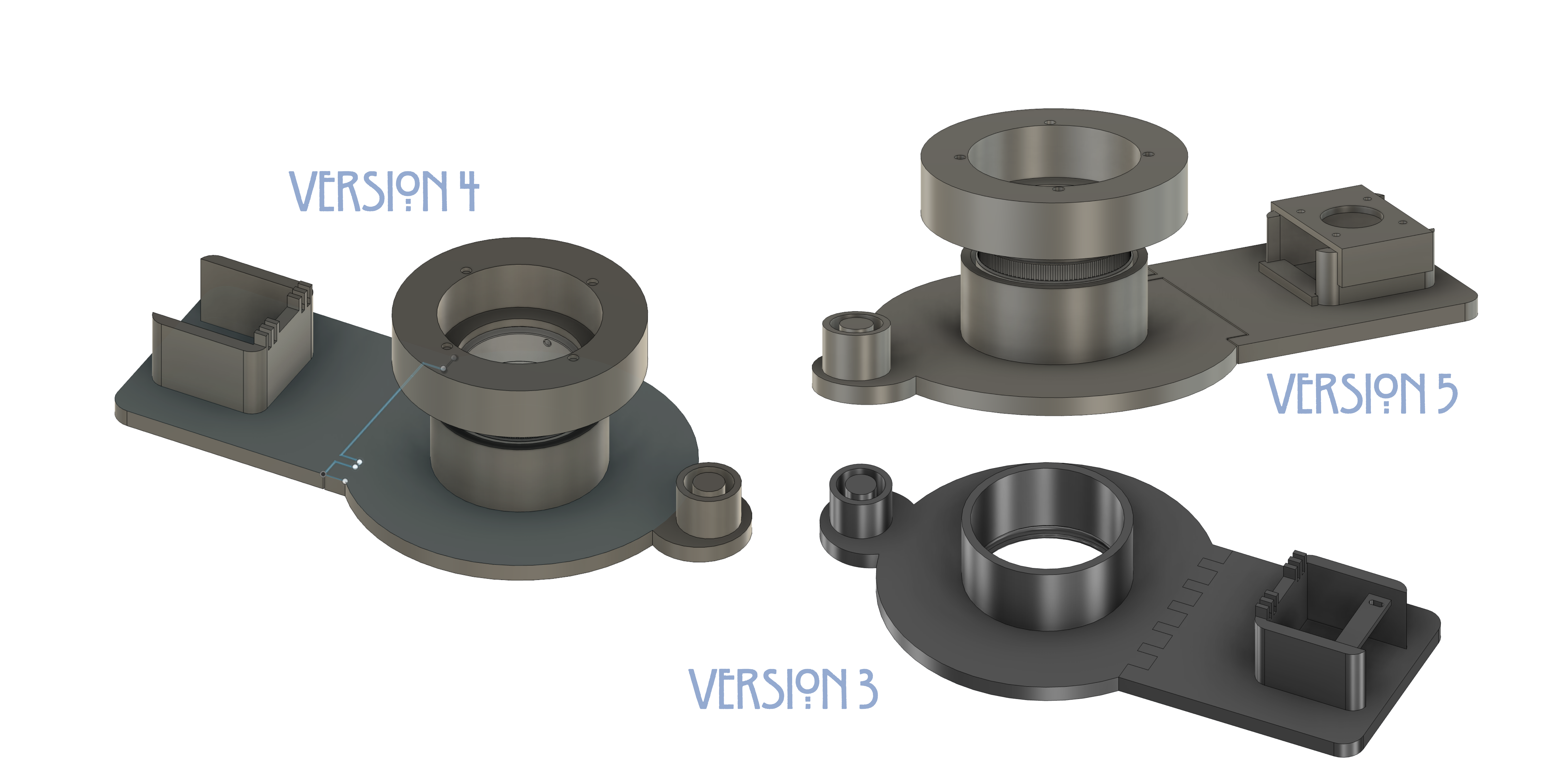 Different design versions